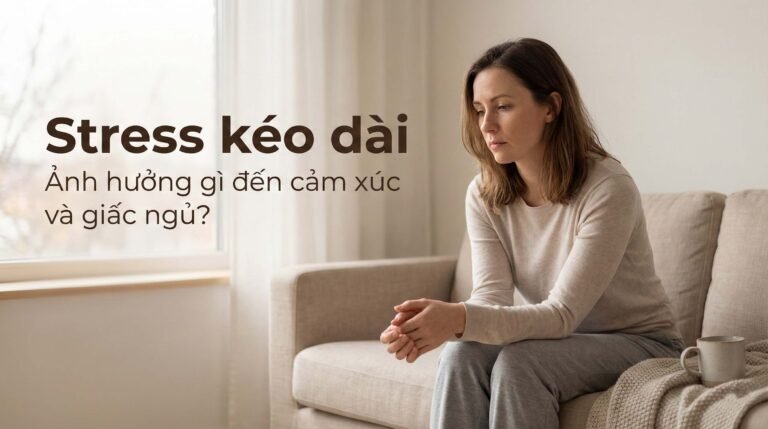 Stress kéo dài ảnh hưởng gì đến cảm xúc và giấc ngủ?